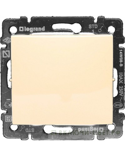 Переключатель на два направления Valena 10 AX 250 В слоновая кость Legrand 774306 в Самаре Аксессуары для кабель-канала Pintop.ru
