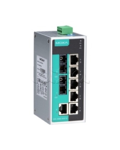Коммутатор неуправляемый промышленный 8-портовый Moxa EDS-208A-SS-SC в Самаре Коммутаторы Pintop.ru