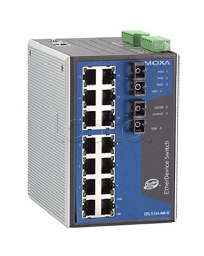 Коммутатор управляемый промышленный 16-портовыйMoxa EDS-516A-MM-SC в Самаре Коммутаторы Pintop.ru