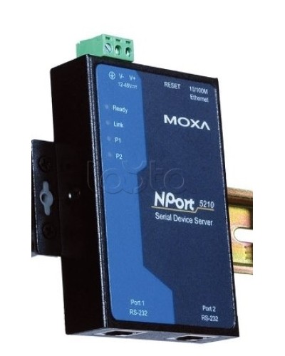 Сервер 2-портовый RS-232 в Ethernet Moxa NPort 5210-T в Самаре Дополнительное оборудование для ОПС Pintop.ru
