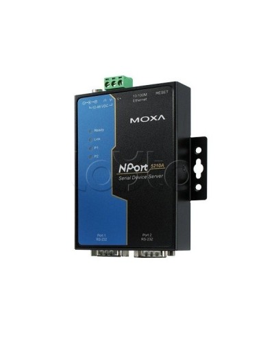 Сервер 2-портовый RS-232 в Ethernet Moxa NPort 5210A-T в Самаре Дополнительное оборудование для ОПС Pintop.ru