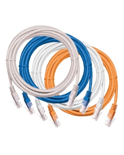 Шнур коммутационный NETLAN U/UTP 4 пары, Кат.5е (Класс D), 100МГц, 2хRJ45/8P8C, T568B, заливной, многожильный, BC (чистая медь), PVC нг(B), оранжевый, 3м, уп-ка 10шт. NETLAN EC-PC4UD55B-BC-PVC-030-OR-10 в Самаре Патчкорды (медные) Pintop.ru