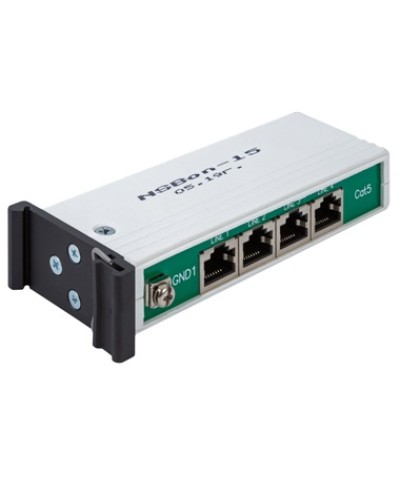 Устройство защиты линий Ethernet 10/100/1000M + PoE, 4 порта. EveryPro 4-Cat5P, патч-корд 4 шт. NSGate NSBon-15 в Самаре Устройства защиты от перенапряжений Pintop.ru