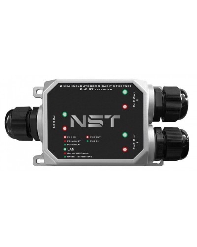 Уличный Ultra PoE удлинитель - коммутатор Gigabit Ethernet до 250м на 3 порта NST NS-EXSW-3GP/W в Самаре Дополнительное оборудование для сетей Pintop.ru