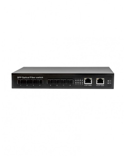 Коммутатор Gigabit Ethernet на 8 SFP + 2 RJ45 портов NST NS-SW-8GX2G в Самаре Коммутаторы Pintop.ru