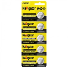 Элемент питания Navigator 94 764 NBT-CR2025-BP5