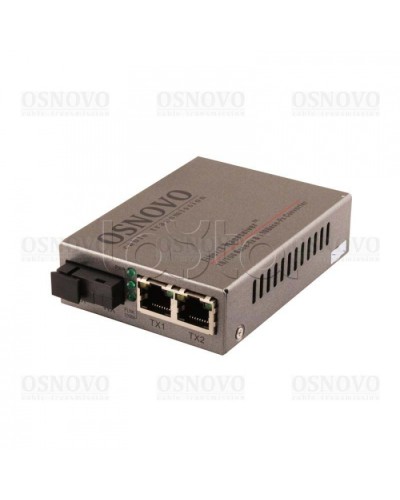 Медиаконвертер Fast Ethernet OSNOVO OMC-100-21S5a в Самаре Медиаконвертеры Pintop.ru