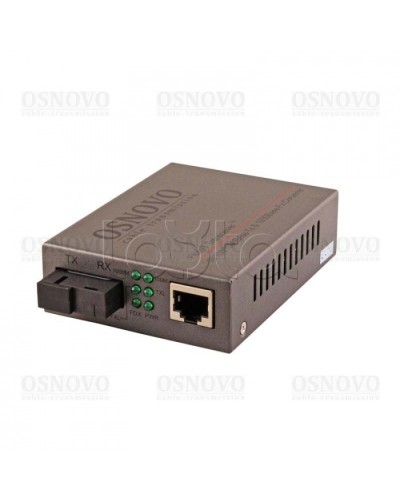 Медиаконвертер Gigabit Ethernet OSNOVO OMC-1000-11S5a в Самаре Медиаконвертеры Pintop.ru