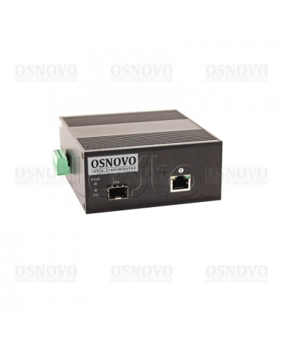 Медиаконвертер Gigabit Ethernet с поддержкой PoE OSNOVO OMC-1000-11X/I в Самаре Медиаконвертеры Pintop.ru