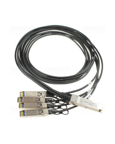 Объединительный DAC кабель OSNOVO OC-QSFP-4x10G-2M в Самаре Модули SFP/XFP/GBIC Pintop.ru