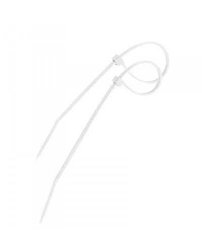 Стяжка 150х3 мм нейлоновая белый (100шт/уп) PROCONNECT 57-0150 в Самаре Стяжки-хомуты Pintop.ru