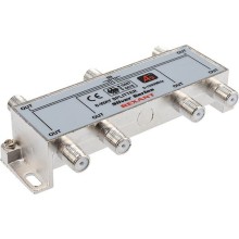 Делитель ТВх6 под F-разъем, 5-1000МГц, Silver (7 F-разъемов в комплекте) REXANT 05-6104