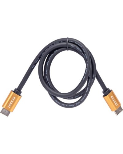 Кабель HDMI - HDMI 2.0, 1м, Gold REXANT 17-6102 в Самаре Системы видеонаблюдения Pintop.ru