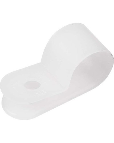 Кабельная скоба под винт 9 мм, белая, упаковка 50 шт. Rexant (07-4409) в Самаре Держатели, клипсы, скобы Pintop.ru