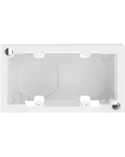 Короб накладной для лицевых панелей 80х150 под 4 модуля 45х22,5 Mosaic 03-0127 в Самаре Распределительные коробки Pintop.ru