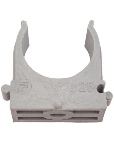 Крепёж-клипса для труб ø25 мм, серая (100 шт/уп)Rexant (28-0125-2) в Самаре Держатели, клипсы, скобы Pintop.ru