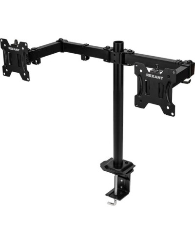Кронштейн для двух мониторов 13-32, одно колено настольный, серия офис REXANT 38-0356 в Самаре Системы видеонаблюдения Pintop.ru