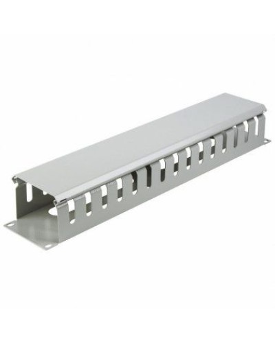 Органайзер кабельный горизонтальный с крышкой, 19, 2U, глубиной 72 мм, металл, RAL 7035 REXANT 04-2645 в Самаре Кабельные органайзеры Pintop.ru