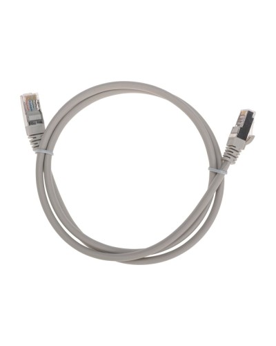 Патч-корд F/UTP, CAT 5e, RJ45-RJ45, 26AWG, LSZH, серый, 1м REXANT 02-0110-1 в Самаре Патчкорды (медные) Pintop.ru
