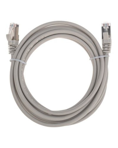 Патч-корд F/UTP, CAT 5e, RJ45-RJ45, 26AWG, LSZH, серый, 3м REXANT 02-0110-3 в Самаре Патчкорды (медные) Pintop.ru