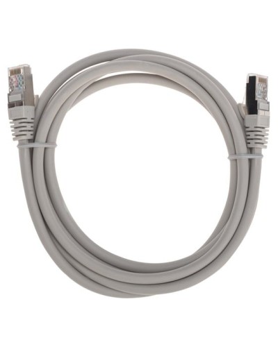 Патч-корд S/FTP, CAT 6A (10G), RJ45-RJ45, 28AWG, LSZH, серый, 2м REXANT 02-0390-2 в Самаре Патчкорды (медные) Pintop.ru