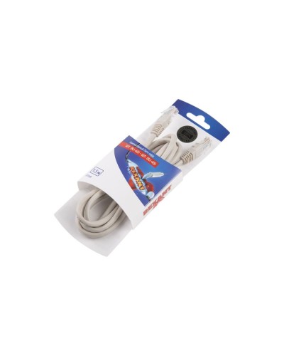 Патч-корд U/UTP RJ45-RJ45, CAT 5e, PVC, серый, 1,5м REXANT 06-3202 в Самаре Патчкорды (медные) Pintop.ru