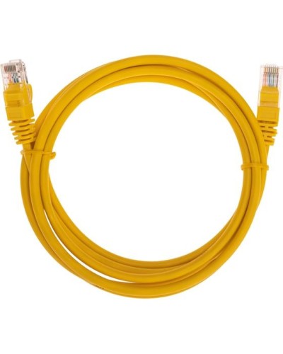 Патч-корд U/UTP, CAT 5e, RJ45-RJ45, 26AWG, LSZH, желтый, 2м REXANT 02-0105-2 в Самаре Патчкорды (медные) Pintop.ru
