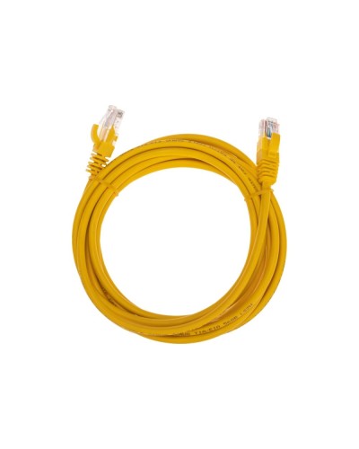 Патч-корд U/UTP, CAT 5e, RJ45-RJ45, 26AWG, LSZH, желтый, 3м REXANT 02-0105-3 в Самаре Патчкорды (медные) Pintop.ru