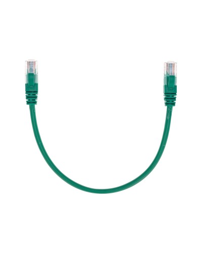 Патч-корд U/UTP, CAT 5e, RJ45-RJ45, 26AWG, LSZH, зеленый, 0,3м REXANT 02-0106-03 в Самаре Патчкорды (медные) Pintop.ru