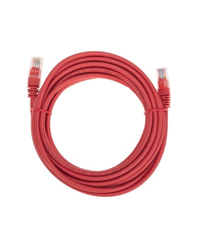 Патч-корд U/UTP, CAT 5e, RJ45-RJ45, 26AWG, LSZH, красный, 5м REXANT 02-0103-5 в Самаре Патчкорды (медные) Pintop.ru