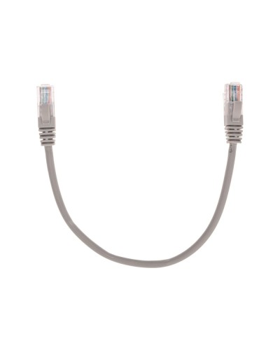 Патч-корд U/UTP, CAT 5e, RJ45-RJ45, 26AWG, LSZH, серый, 0,3м REXANT 02-0100-03 в Самаре Патчкорды (медные) Pintop.ru