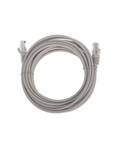 Патч-корд U/UTP, CAT 5e, RJ45-RJ45, 26AWG, LSZH, серый, 5м REXANT 02-0100-5 в Самаре Патчкорды (медные) Pintop.ru