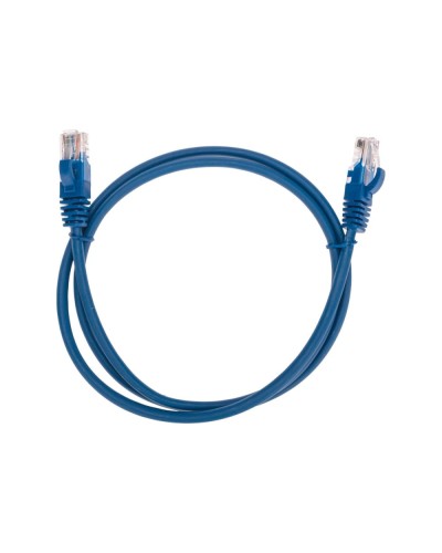Патч-корд U/UTP, CAT 5e, RJ45-RJ45, 26AWG, LSZH, синий, 1м REXANT 02-0104-1 в Самаре Патчкорды (медные) Pintop.ru