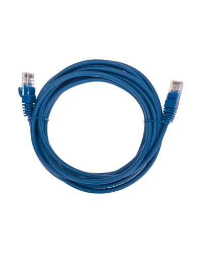 Патч-корд U/UTP, CAT 5e, RJ45-RJ45, 26AWG, LSZH, синий, 3м REXANT 02-0104-3 в Самаре Патчкорды (медные) Pintop.ru