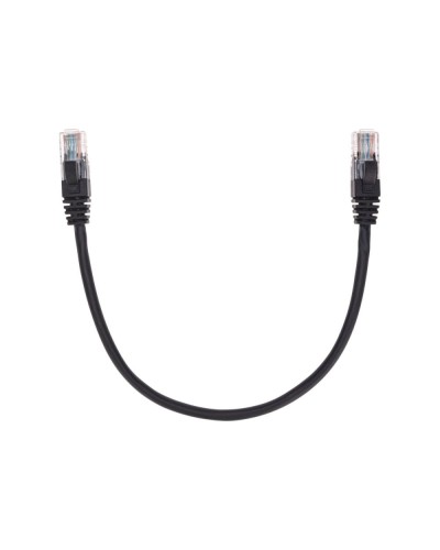 Патч-корд U/UTP, CAT 5e, RJ45-RJ45, 26AWG, LSZH, черный, 0,3м REXANT 02-0102-03 в Самаре Патчкорды (медные) Pintop.ru