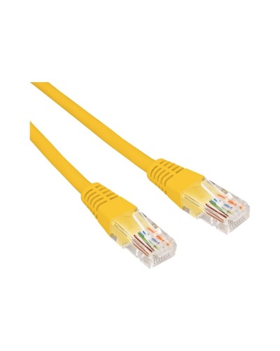 Патч-корд U/UTP, CAT 6, RJ45-RJ45, 26AWG, LSZH, желтый, 0,3м REXANT 02-0295-03 в Самаре Патчкорды (медные) Pintop.ru