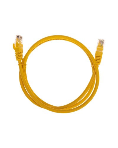 Патч-корд U/UTP, CAT 6, RJ45-RJ45, 26AWG, LSZH, желтый, 1м REXANT 02-0295-1 в Самаре Патчкорды (медные) Pintop.ru