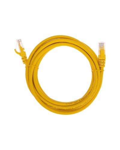 Патч-корд U/UTP, CAT 6, RJ45-RJ45, 26AWG, LSZH, желтый, 3м REXANT 02-0295-3 в Самаре Патчкорды (медные) Pintop.ru