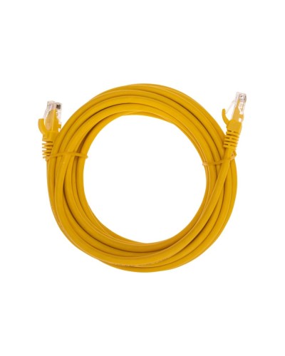 Патч-корд U/UTP, CAT 6, RJ45-RJ45, 26AWG, LSZH, желтый, 5м REXANT 02-0295-5 в Самаре Патчкорды (медные) Pintop.ru