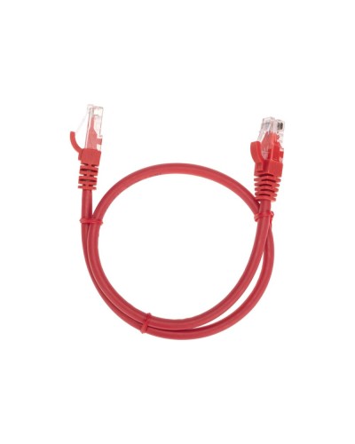 Патч-корд U/UTP, CAT 6, RJ45-RJ45, 26AWG, LSZH, красный, 0,5м REXANT 02-0293-05 в Самаре Патчкорды (медные) Pintop.ru