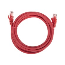 Патч-корд U/UTP, CAT 6, RJ45-RJ45, 26AWG, LSZH, красный, 3м REXANT 02-0293-3