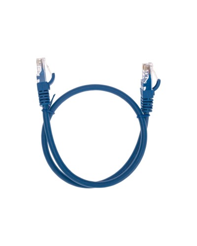 Патч-корд U/UTP, CAT 6, RJ45-RJ45, 26AWG, LSZH, синий, 0,5м REXANT 02-0294-05 в Самаре Патчкорды (медные) Pintop.ru