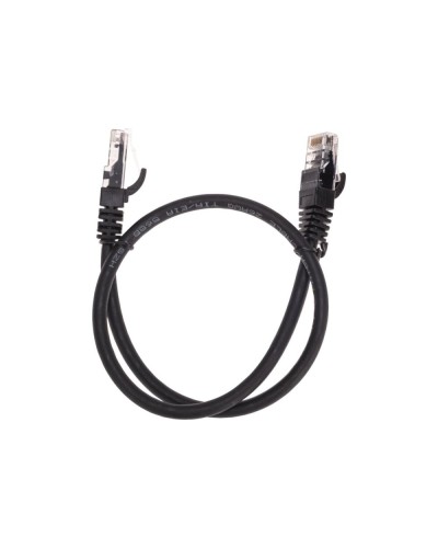 Патч-корд U/UTP, CAT 6, RJ45-RJ45, 26AWG, LSZH, черный, 0,5м REXANT 02-0292-05 в Самаре Патчкорды (медные) Pintop.ru
