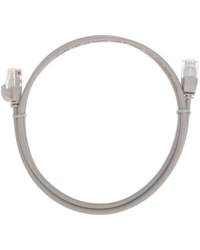Патч-корд U/UTP, CAT 6A (10G), RJ45-RJ45, 28AWG, LSZH, серый, 1м REXANT 02-0380-1 в Самаре Патчкорды (медные) Pintop.ru