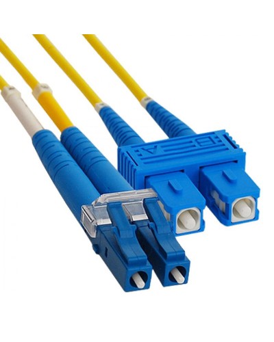 Патч-корд оптический переходной (SM), 9/125 (OS2), LC/UPC-SC/UPC, (Duplex), LSZH, 2м REXANT 50-2410 в Самаре Патч-корды оптические Pintop.ru