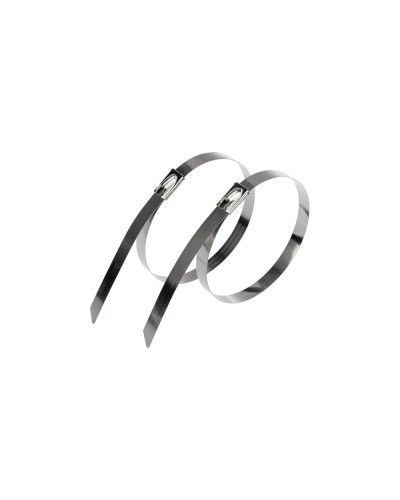 Стяжка кабельная стальная (304) 400x4,6мм (50 шт/уп) REXANT (07-0408) в Самаре Стяжки-хомуты Pintop.ru