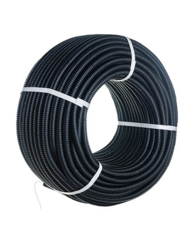 Труба гофрированная ПНД 16 с зондом (100 м) Rexant (28-0016-3) в Самаре Труба гофрированная Pintop.ru