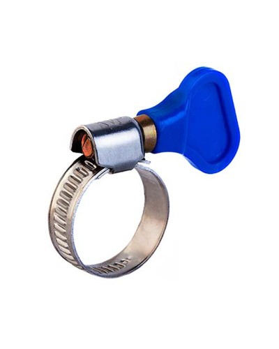 Хомут червячный 16-25/9-0,7мм, с ключом, нержавеющая сталь W2, (50 шт/уп) REXANT 07-0716-1 в Самаре Стяжки-хомуты Pintop.ru