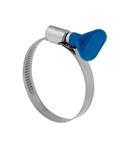 Хомут червячный 32-50/9-0,7мм, с ключом, нержавеющая сталь W2, (50 шт/уп) REXANT 07-0732-1 в Самаре Стяжки-хомуты Pintop.ru