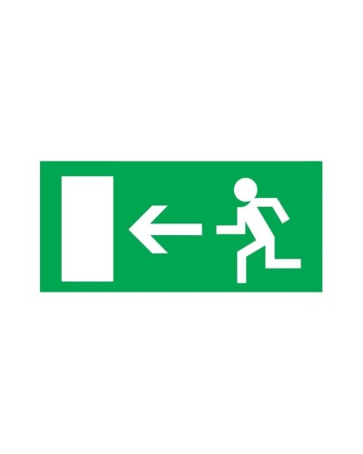 Эвакуационный знак Направление к эвакуационному выходу налево100*300 мм (5шт/упак) REXANT (56-0026) в Самаре Дополнительное оборудование для ОПС Pintop.ru